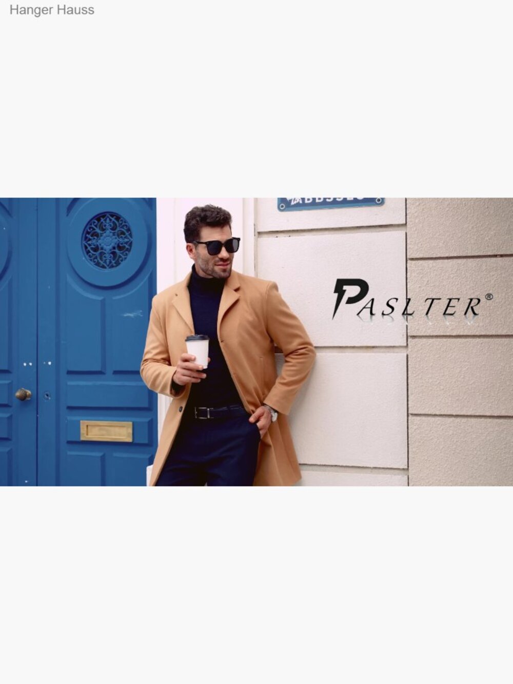 Slim Fit Mid Long Trench Coat Peacoat Business Overcoat - Picture 7 of 7